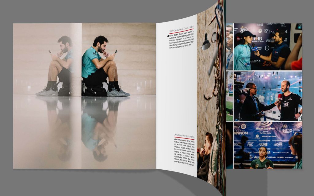 World No. 3 Karim Abdel Gawad featured in the photo-book
